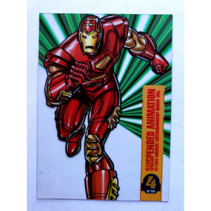 1994 Fleer Marvel Universe IRON MAN Suspended Animation Insert Card #4/10